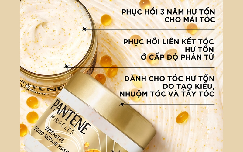Tác dụng của kem ủ tóc Pantene Miracles