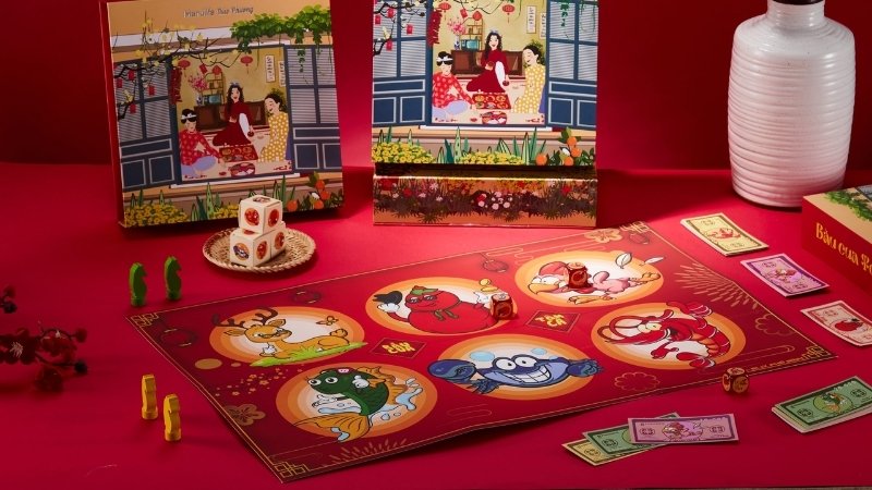 Dụng cụ chơi Bầu Cua Dụng cụ chơi Bầu Cua