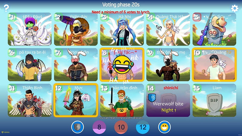 Có game nào chơi được cho nhóm 10 người trở lên không? Có game nào chơi được cho nhóm 10 người trở lên không?