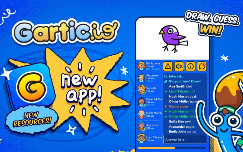 Gartic.io – Vẽ hình đoán chữ cười ra nước mắt Gartic.io – Vẽ hình đoán chữ cười ra nước mắt