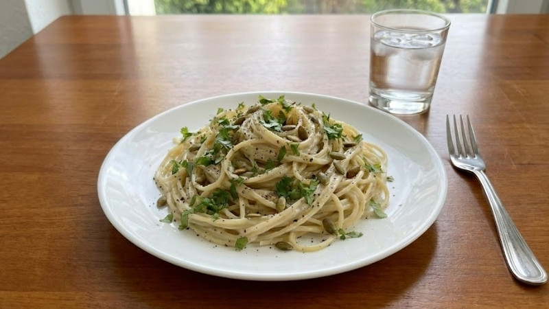  Mì Ý sốt kem nấm