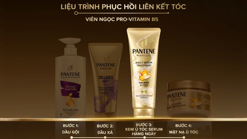 Hướng dẫn sử dụng kem xả Pantene Miracles Daily Serum Treatment