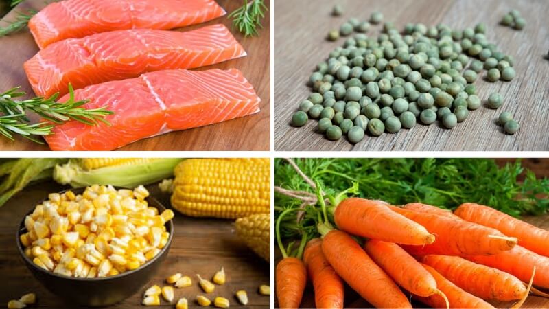 Nguyên liệu làm cơm rang cá hồi xốt teriyaki Nguyên liệu làm cơm rang cá hồi xốt teriyaki