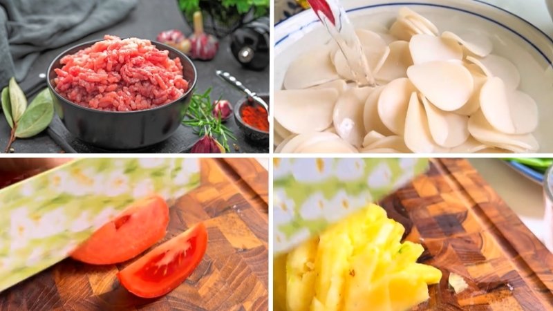 Sơ chế và ướp thịt