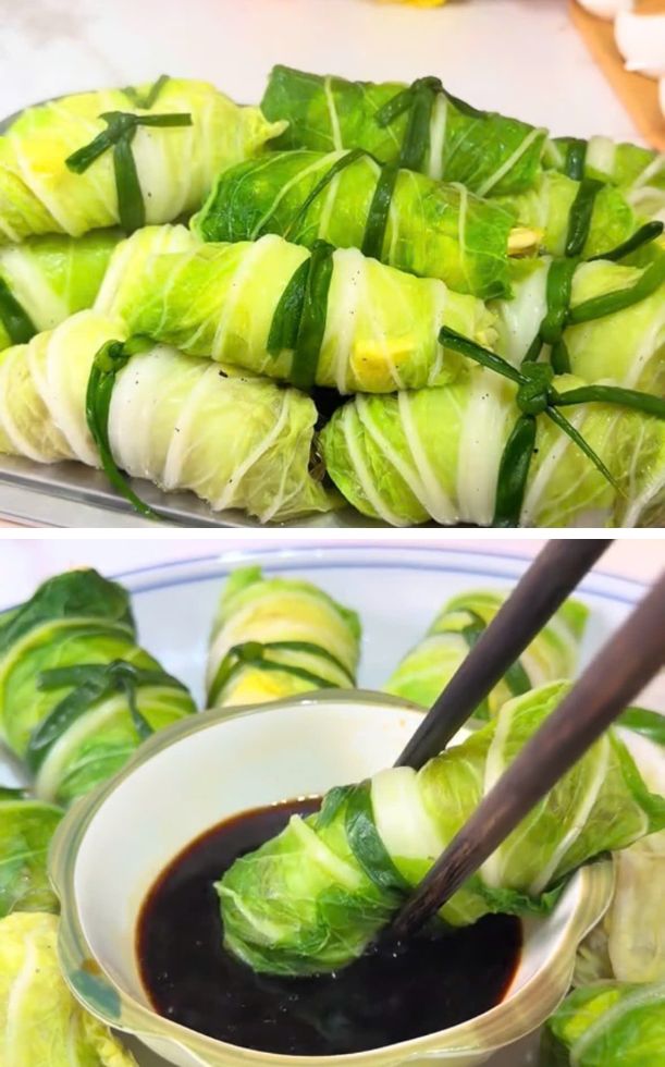 Hướng dẫn làm cải thảo cuộn miến giải ngấy dịp Tết