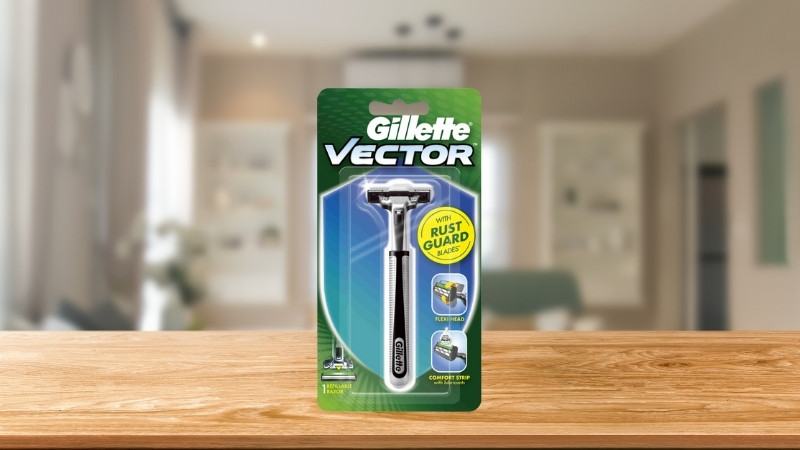1 cây dao cạo Gillette Vector 2 lưỡi