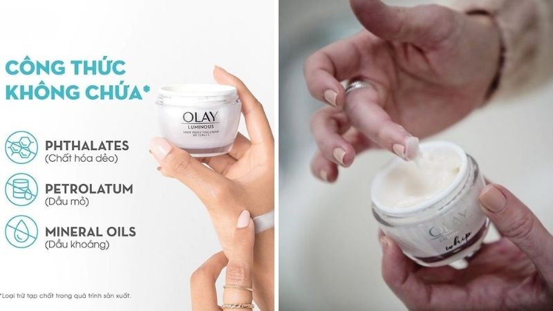 Hướng dẫn sử dụng kem dưỡng da Olay Luminous ban ngày