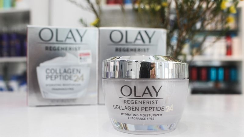 Kem dưỡng da Olay Regenerist Collagen Peptide 24 - Lựa chọn cho da mụn nhạy cảm