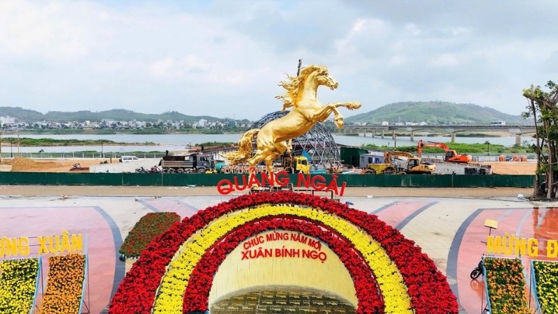 Linh vật ngựa ở Quảng Ngãi