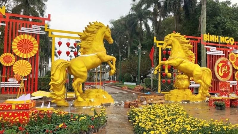 Linh vật ngựa tại Nam Định