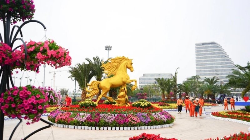 Linh vật ngựa tại Hải Phòng