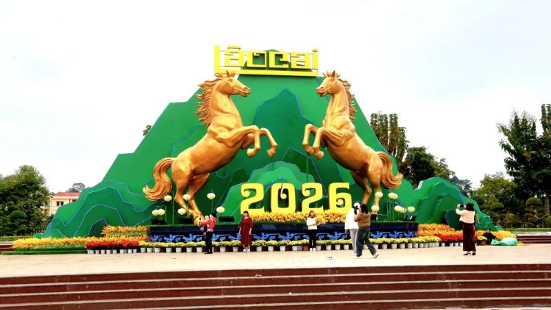 Linh vật ngựa tại Lào Cai