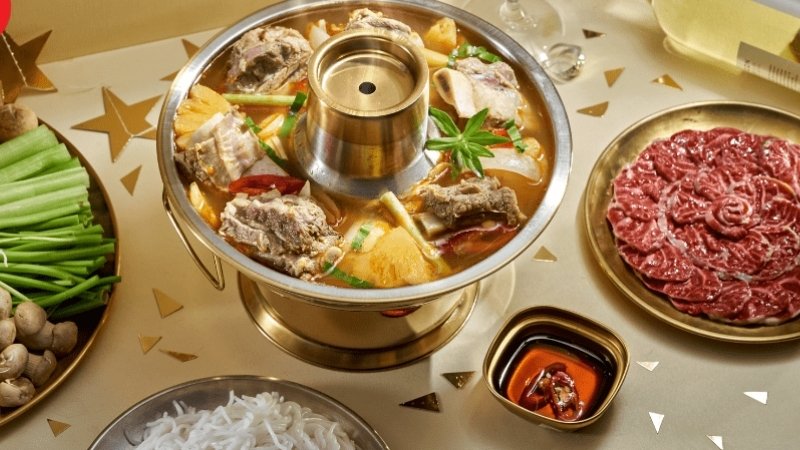 Lẩu sườn bò chua cay