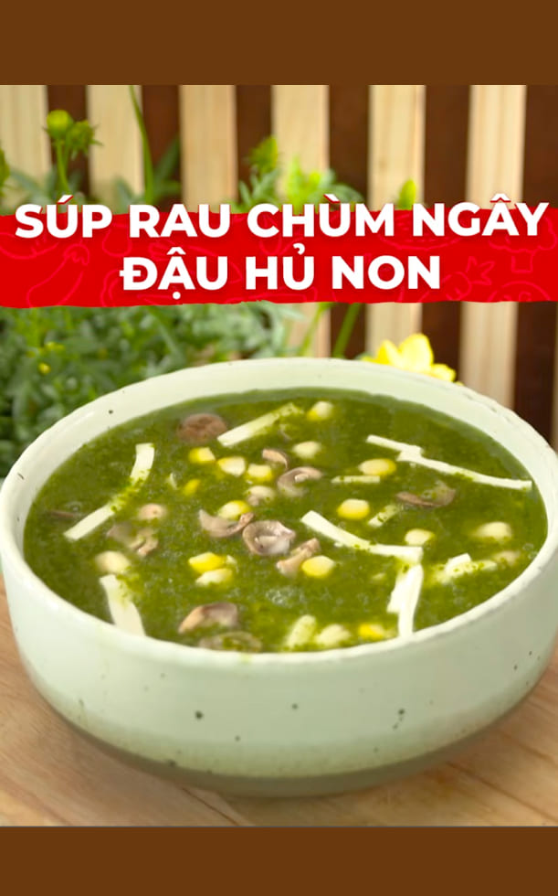 Cách nấu súp rau chùm ngây đậu hủ non thanh mát, bổ dưỡng, giải nhiệt