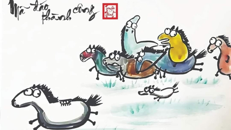 Hình nền mã đáo thành công hài hước 5 Hình nền mã đáo thành công hài hước 5