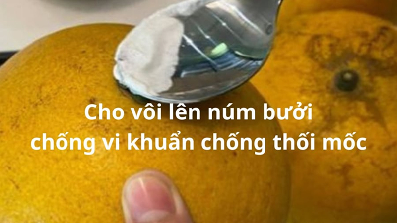 Bôi vôi vào vết cắt