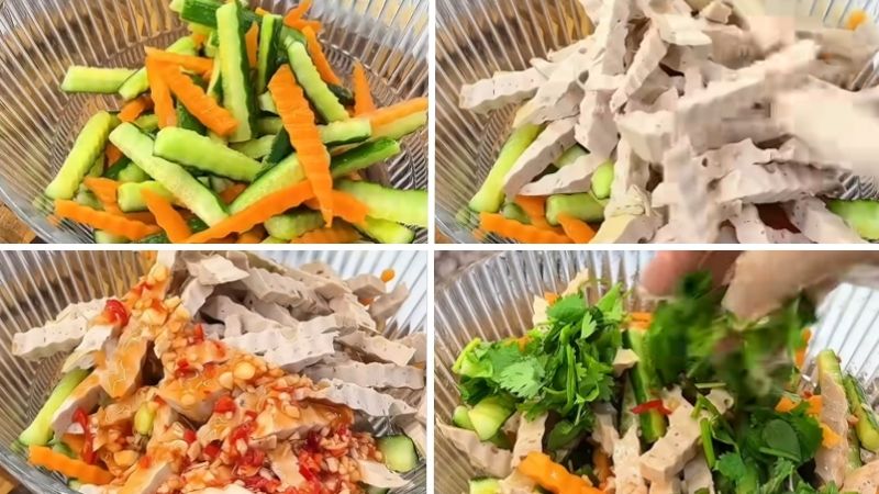 Trộn nộm và thấm vị