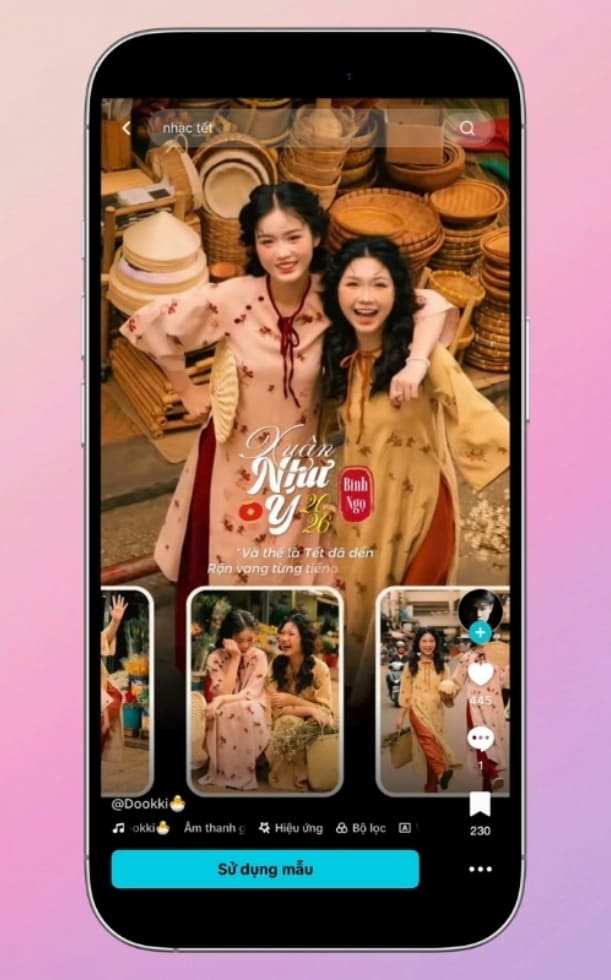 Tổng hợp các mẫu CapCut Tết đẹp, hot trend năm nay