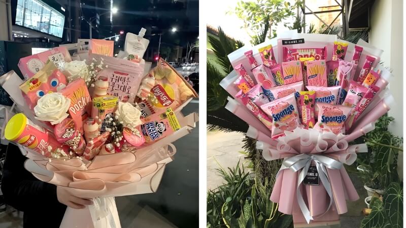 Bó hoa Snack khổng lồ Bó hoa Snack khổng lồ