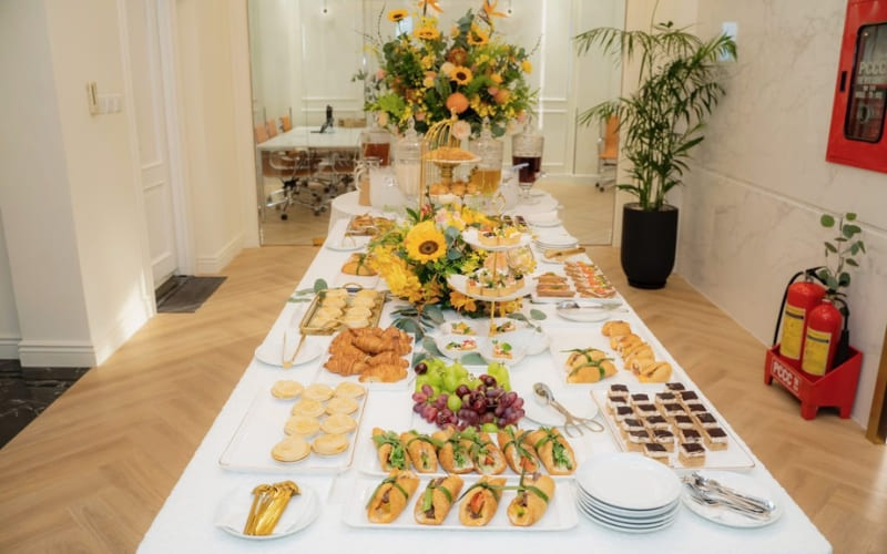 Khu vực pantry mang đến không gian thư giãn ngày 8/3. Khu vực pantry mang đến không gian thư giãn ngày 8/3.