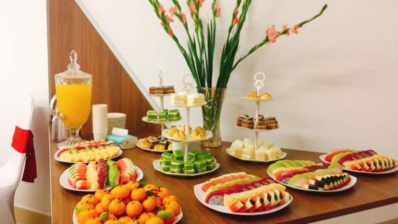 Thực đơn tiệc ngọt 8/3