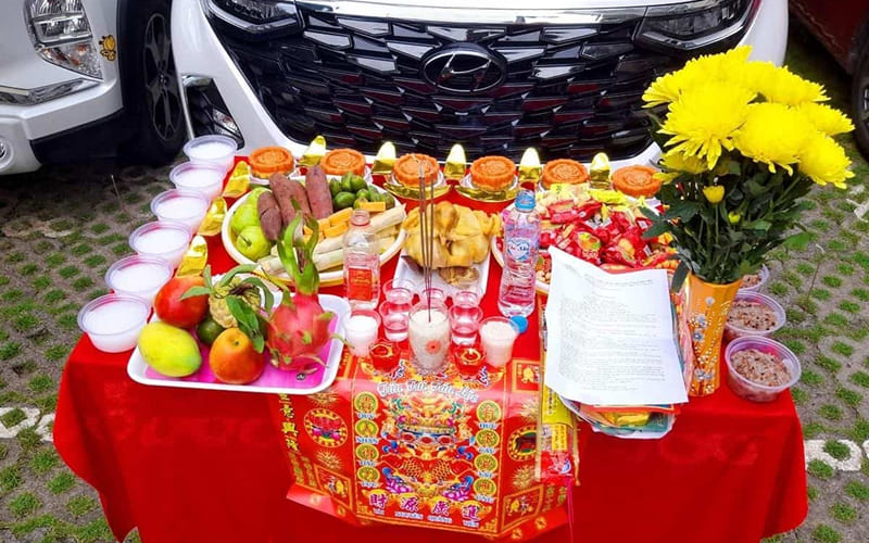 Thời điểm cúng xe phù hợp