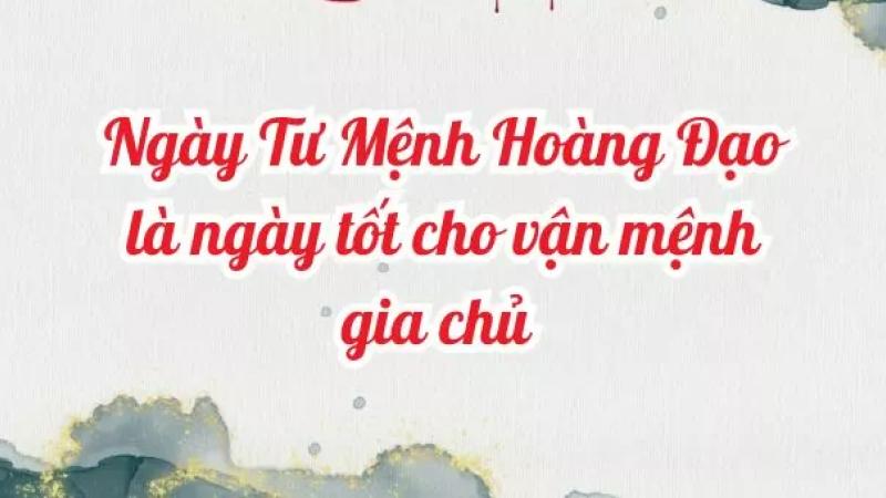 Ngày Thanh Long Hoàng Đạo