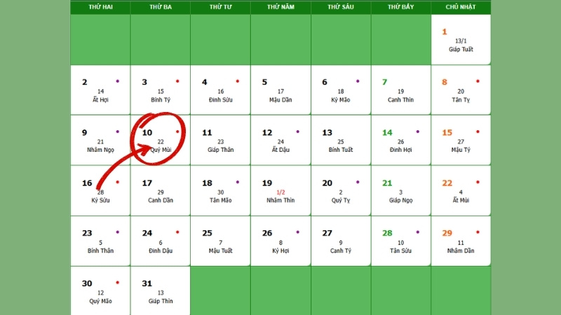 Xuất hành ngày 10/03/2026 Xuất hành ngày 10/03/2026