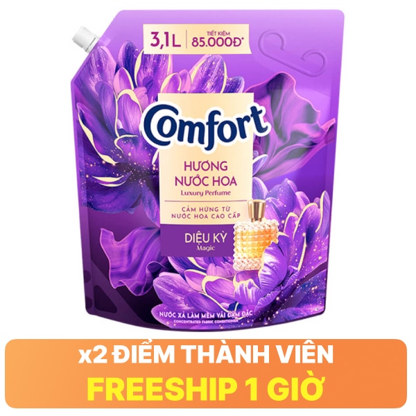 Nước xả Comfort diệu kỳ 3.1 lít