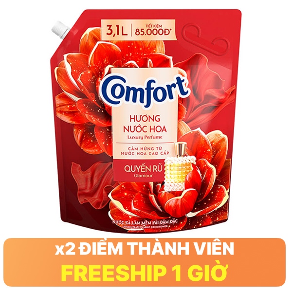 Nước xả Comfort quyến rũ 3.1 lít
