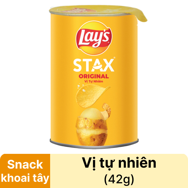 Snack vị tự nhiên Lay's Stax 42g