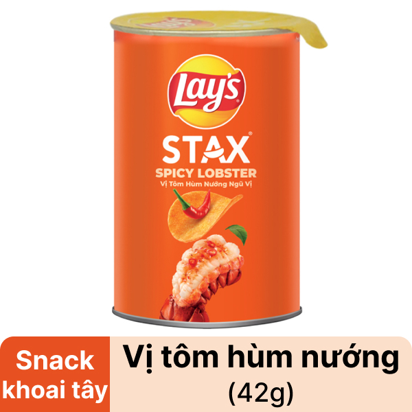 Snack tôm nướng ngũ vị Lay's 42g