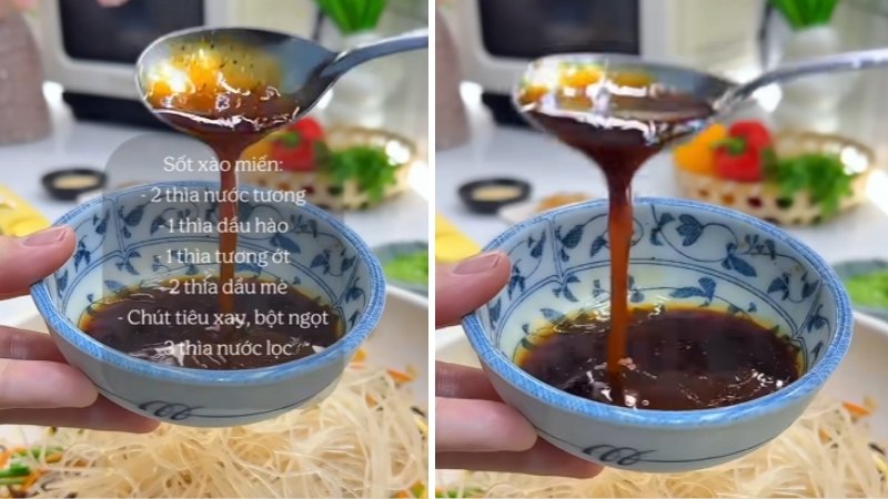 Pha nước sốt xào