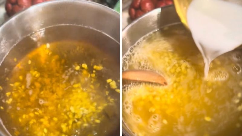 Bước 3: Nấu chè