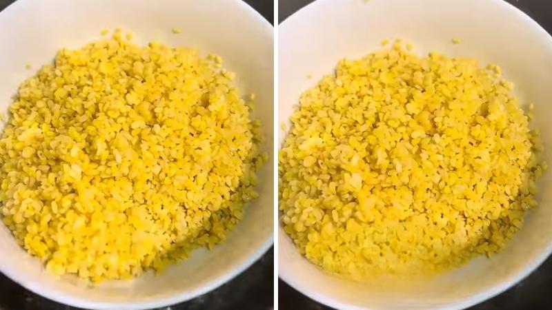 Bước 1: Nấu đậu xanh