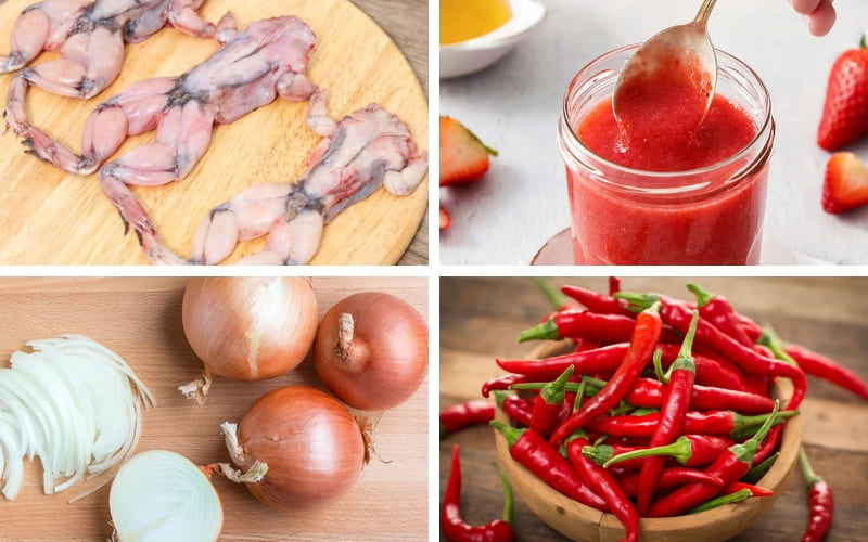 Các nguyên liệu tươi giúp món ăn đậm đà.