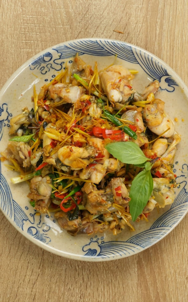 2 cách làm ếch xào sả ớt thơm ngon đơn giản cực ngon miệng