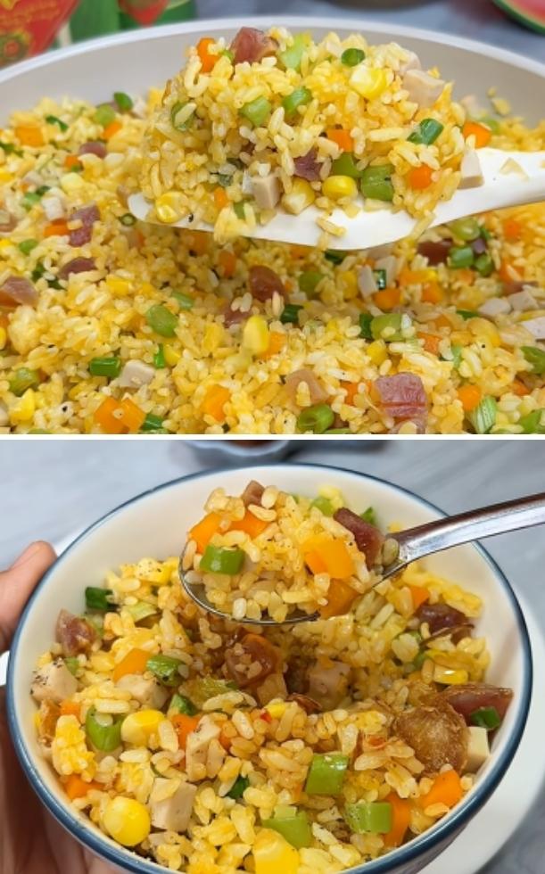2 cách làm cơm chiên Dương Châu ngon giòn, đơn giản tại nhà