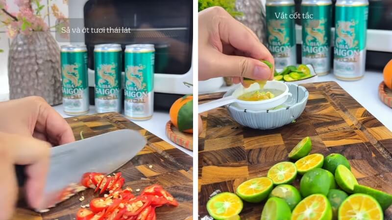 Sơ chế nguyên liệu