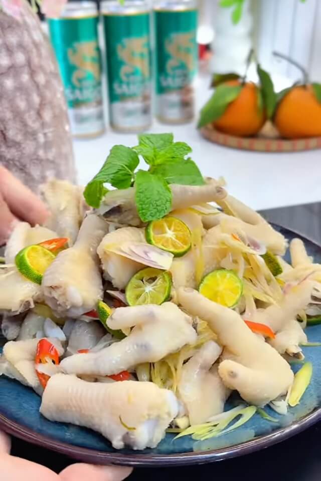 5 cách làm chân gà ngâm sả tắc siêu ngon siêu dễ không bị đắng