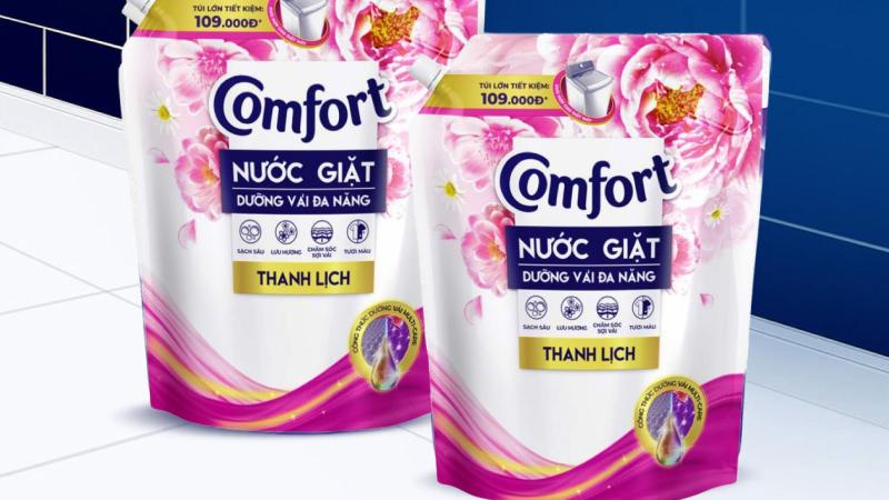 Nước giặt Comfort Thanh Lịch dưỡng vải