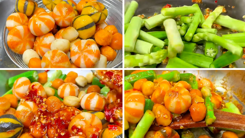 Bước 2: Làm cá viên chiên mắm tỏi