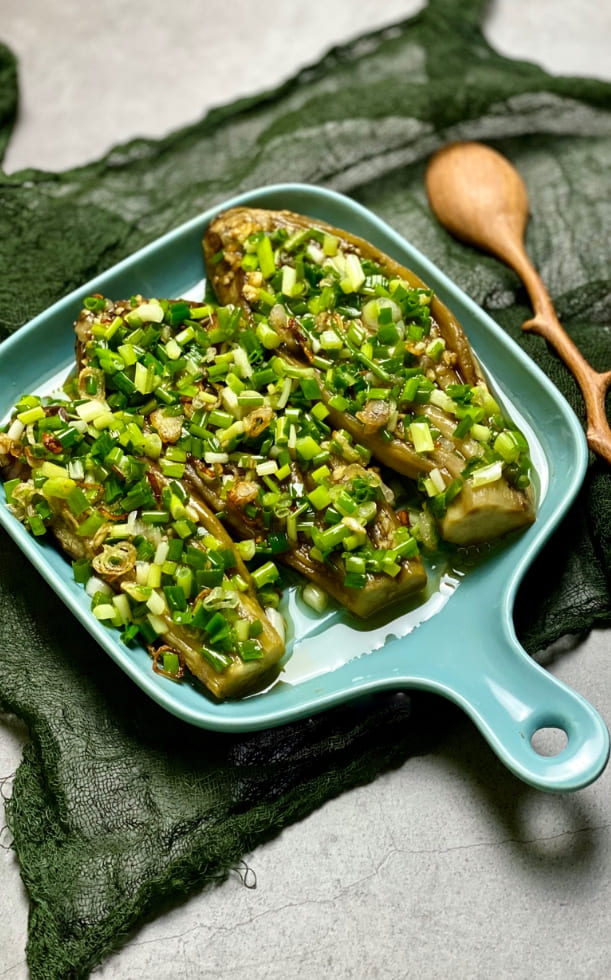 3 cách làm cà tím nướng mỡ hành thơm béo, cực bắt cơm