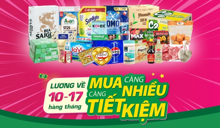 Đại tiệc Ngày Lương Về - MUA CÀNG NHIỀU - GIÁ CÀNG TIẾT KIỆM độc quyền Online