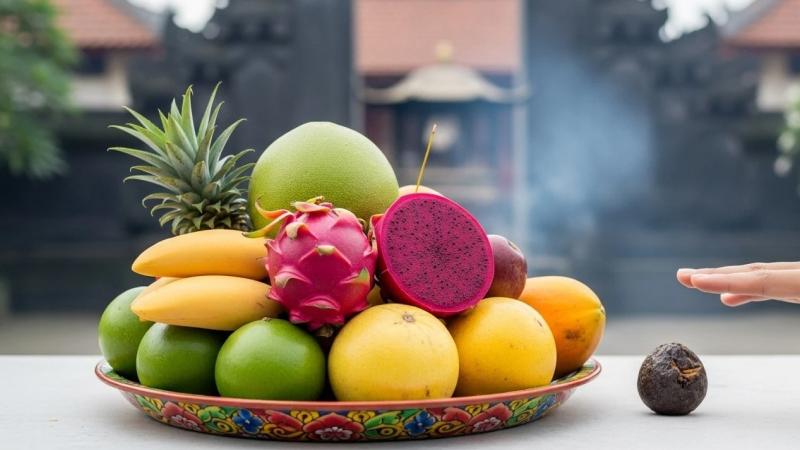 Cách bày mâm quả đi lễ chùa đúng cách Cách bày mâm quả đi lễ chùa đúng cách