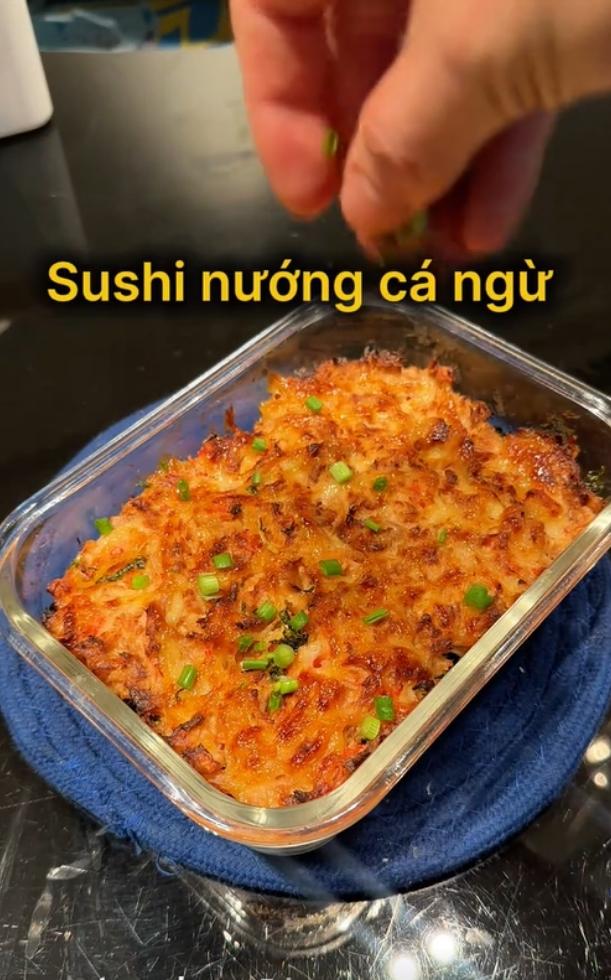 Thử ngay công thức làm sushi nướng cá ngừ ăn siêu cuốn, dinh dưỡng