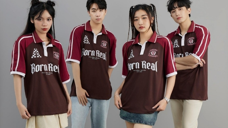 Mẫu áo lớp polo 3 Mẫu áo lớp polo 3