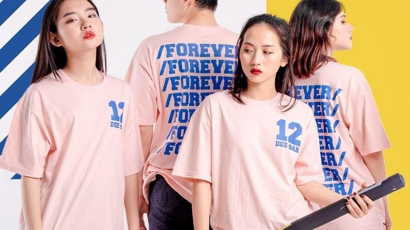 Mẫu áo lớp oversize 2 Mẫu áo lớp oversize 2