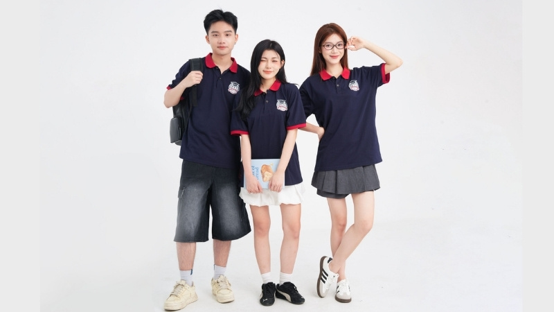 Mẫu áo lớp polo 10 Mẫu áo lớp polo 10