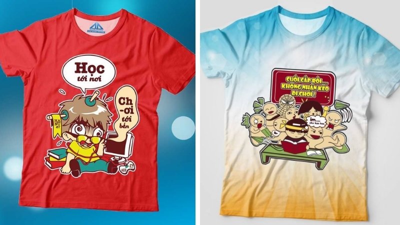 Mẫu áo lớp dễ thương Mẫu áo lớp dễ thương